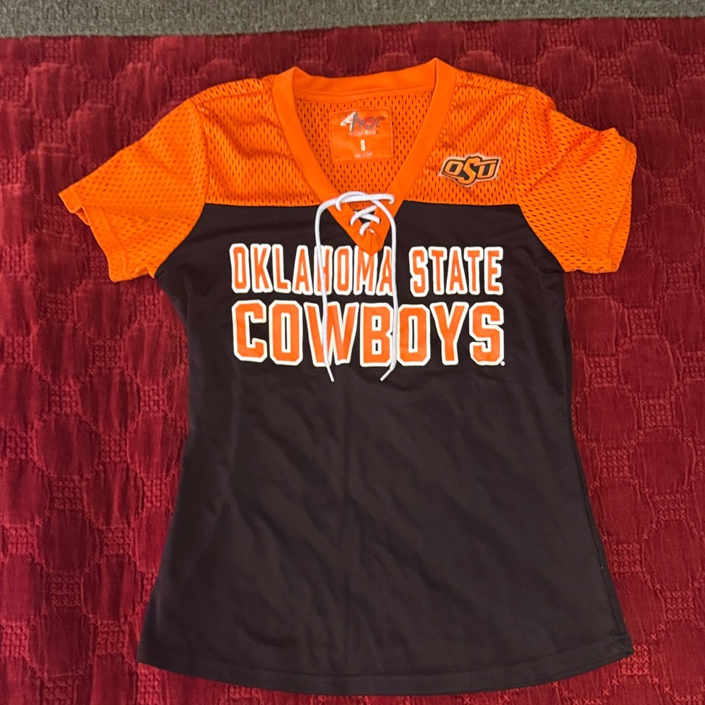 Oklahoma State Cowboys Kids Shirt - Orange and Black